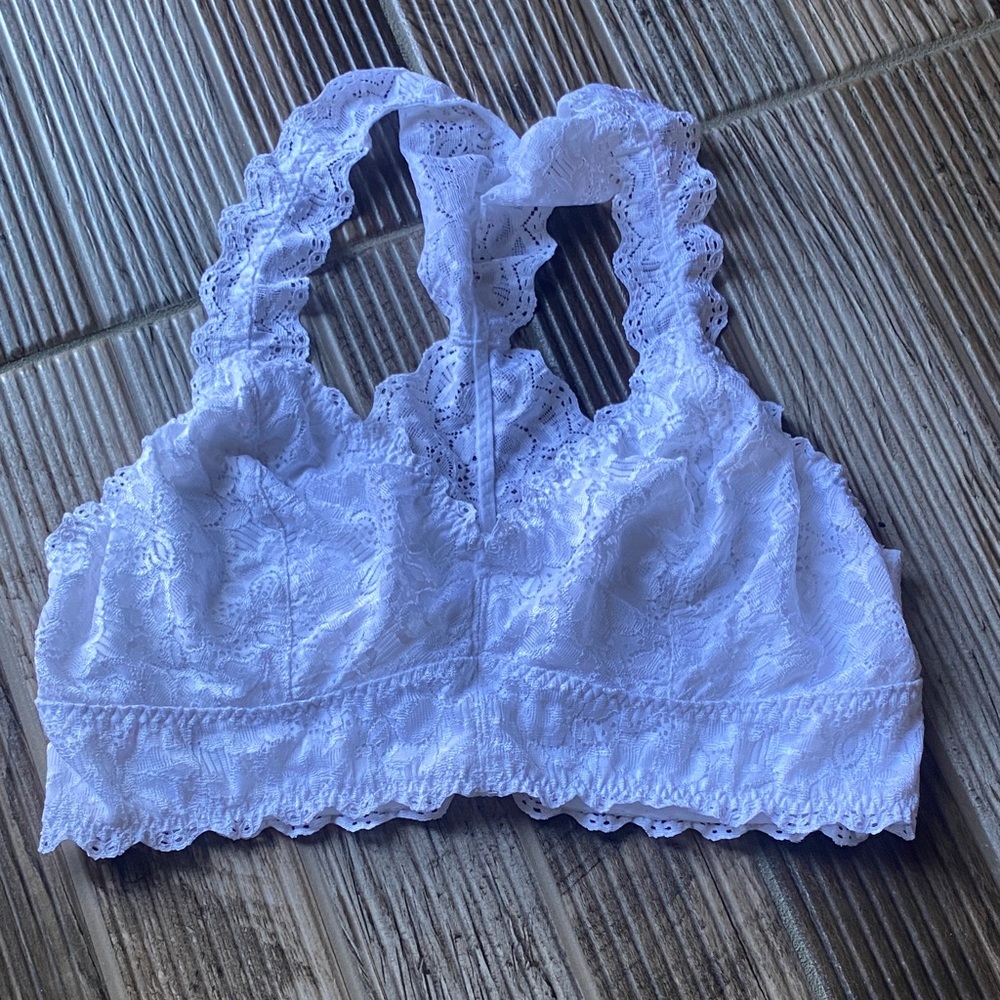 🎁Jezebel White Lace Bralette